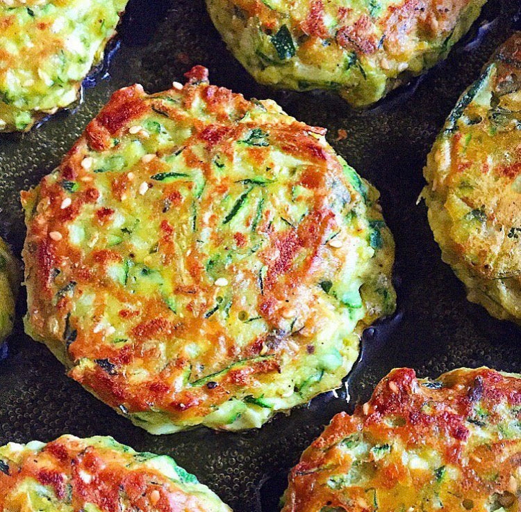 Courgette fritters recipe