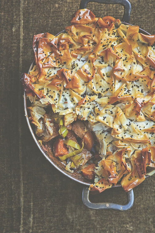 Tandoori-Spiced Celeriac Butternut Squash Pie