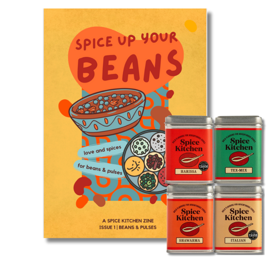 Spice-Up-Your-Beans Zine & Blends Set