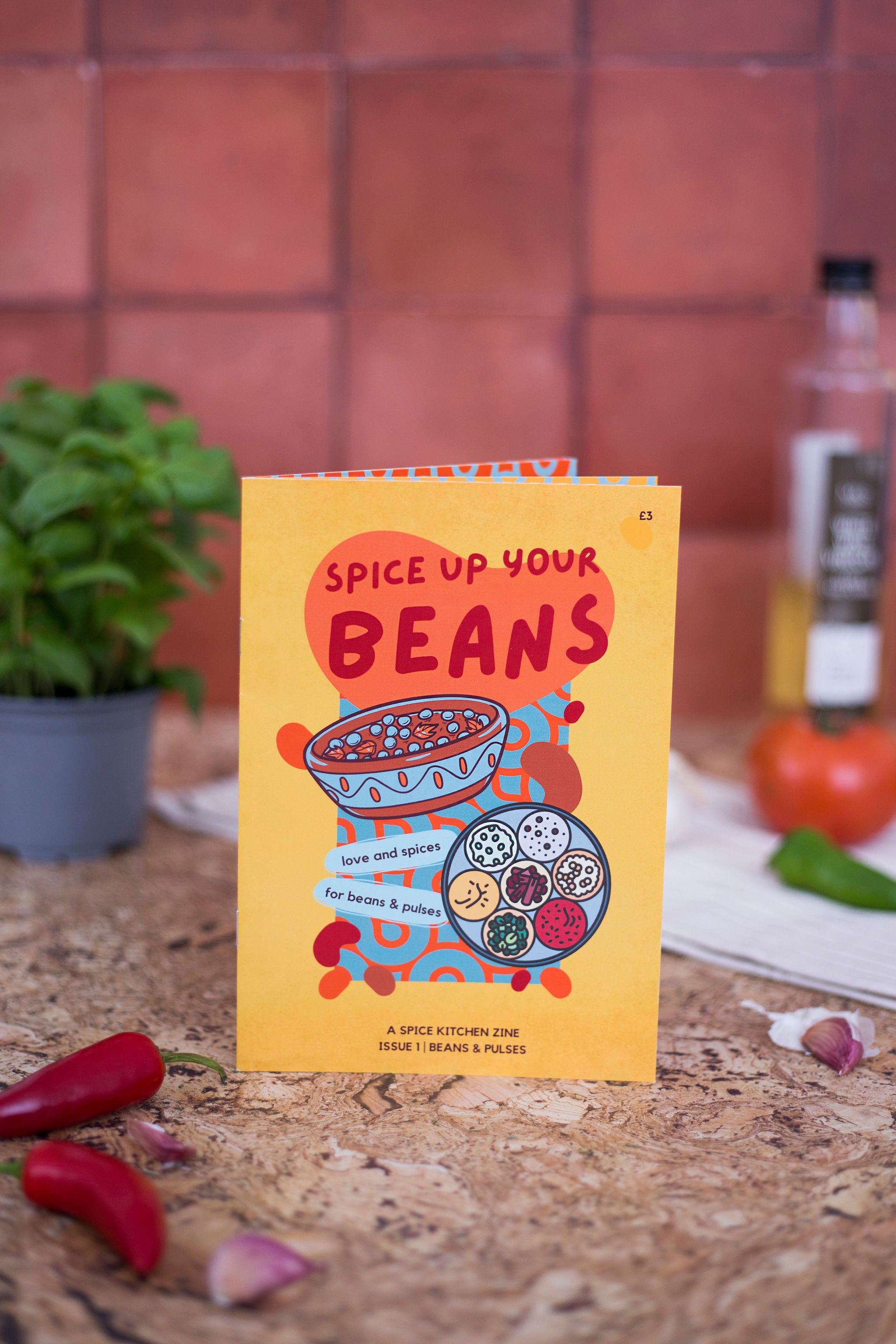 'Spice Up Your Beans' Recipe Zine & Spice Blends Cookery Kit