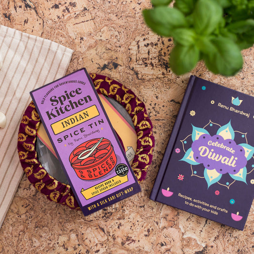 'Celebrate Diwali' Cookbook & Indian Spice Tin